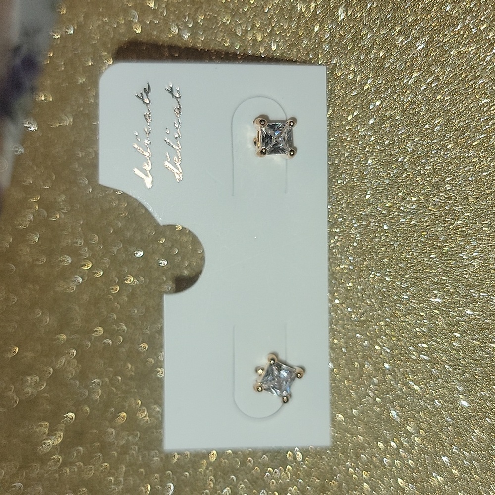 Cubic Zirconia Stud Earrings
